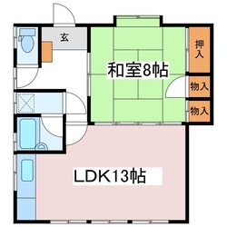 南原1丁目アパートの物件間取画像